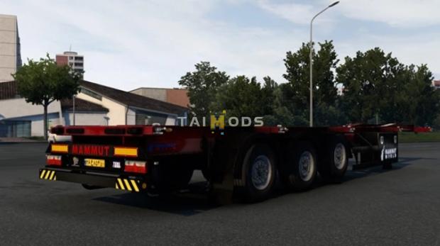 ETS2 - Mammut Container Carrier Semi Trailer V3.0 (1.47.x)