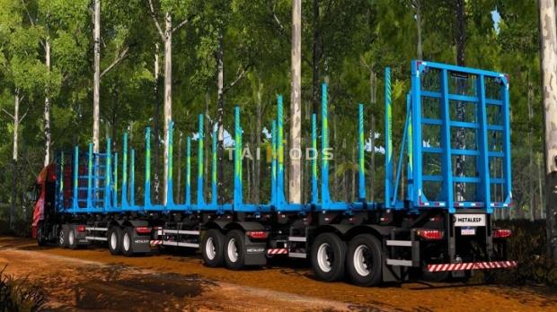 ETS2 - Metalesp Tri-Trem Florestal XForce V0.2 (1.46.x)