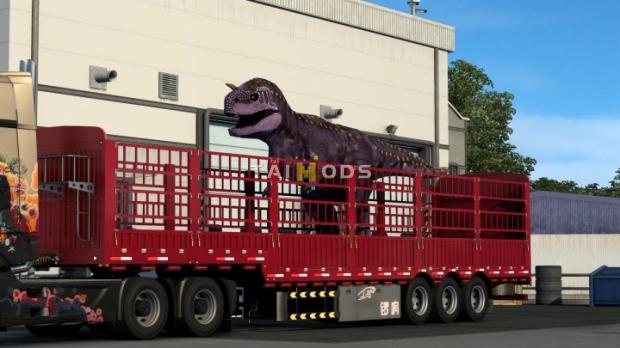 ETS2 - 13 Metres High Hurdle Trailer Modified V1.1 (1.46.x)