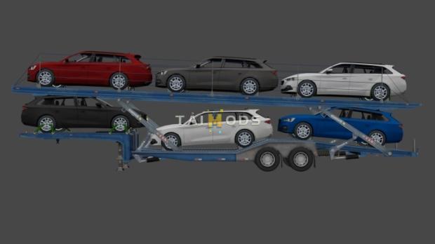 ETS2 - Semi-Trailer-Car Carrier in The Property (1.43.x)