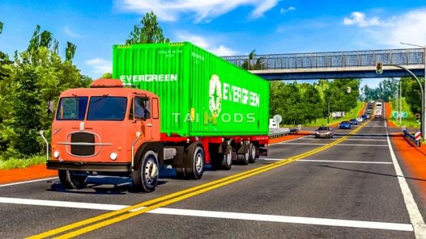 ETS2 - Evergreen Container Trailer (1.43.x)