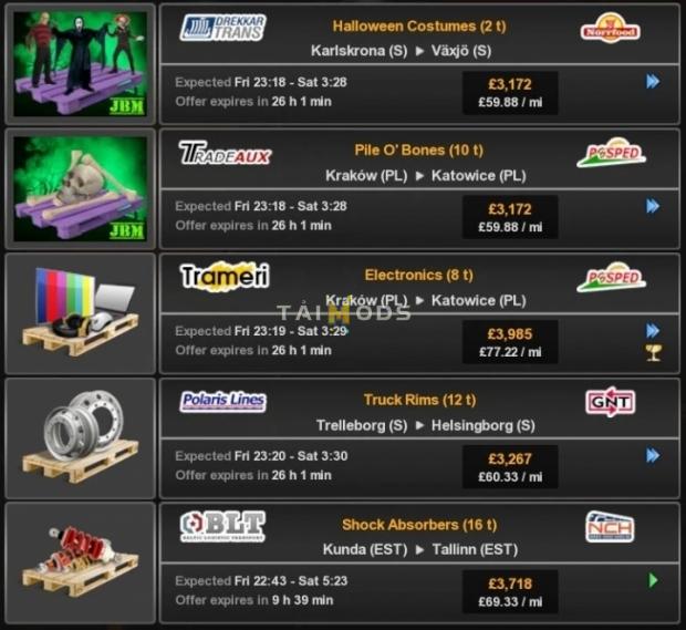 ETS2 - Halloween Cargo Pack V1.1 (1.41.x)