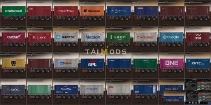 ETS2 - Shipping Container Cargo Pack V2.3 (1.40.x)