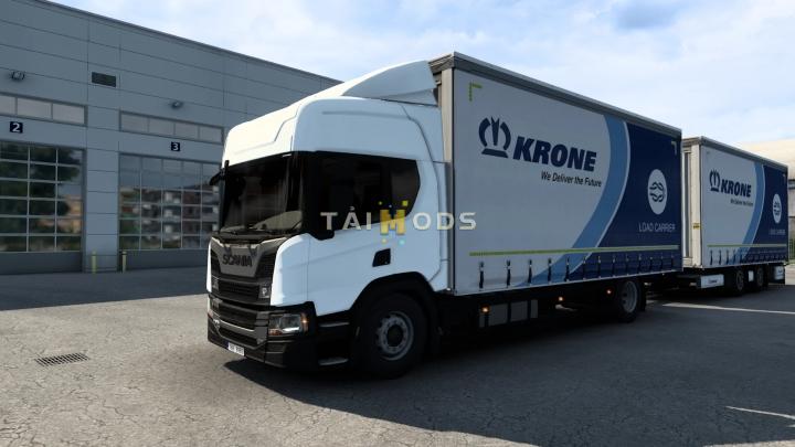 ETS2 - Tandem Krone Scania NG P/G/R/S (Eugene) 1.40.3 (1.40.x)