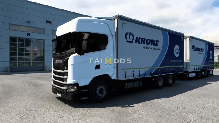 ETS2 - Tandem Krone Scania NG P/G/R/S (Eugene) 1.40.3 (1.40.x)