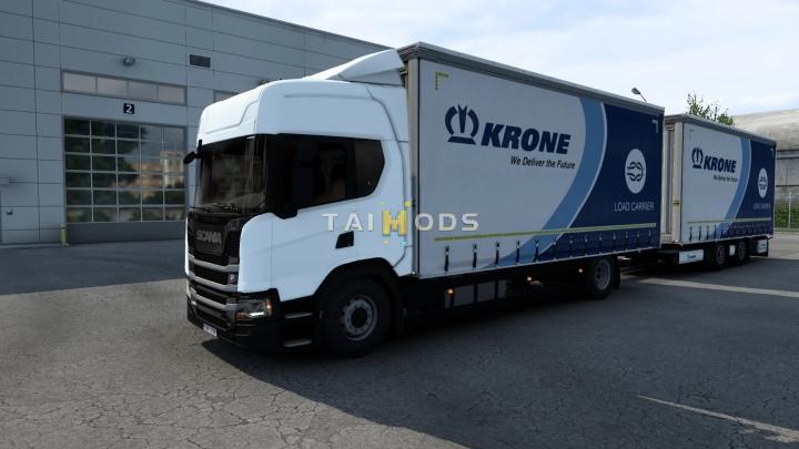 ETS2 - Tandem Krone Scania NG P/G/R/S (Eugene) 1.40.3 (1.40.x)