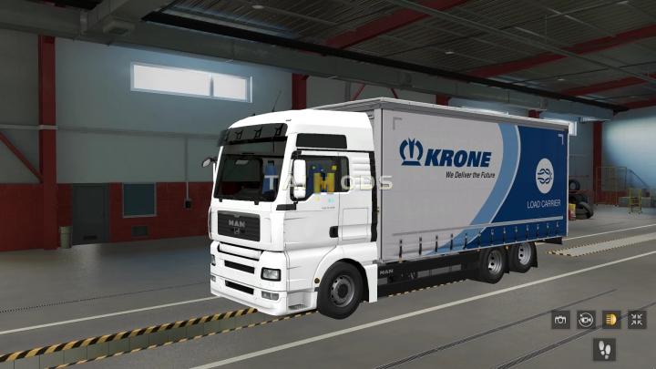 ETS2 - Tandem Krone Man TGA/TGX/TGX E6 (Madster) 1.40.x