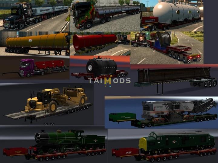 ETS2 - Trailers Pack V9.16.1 (1.40.x)