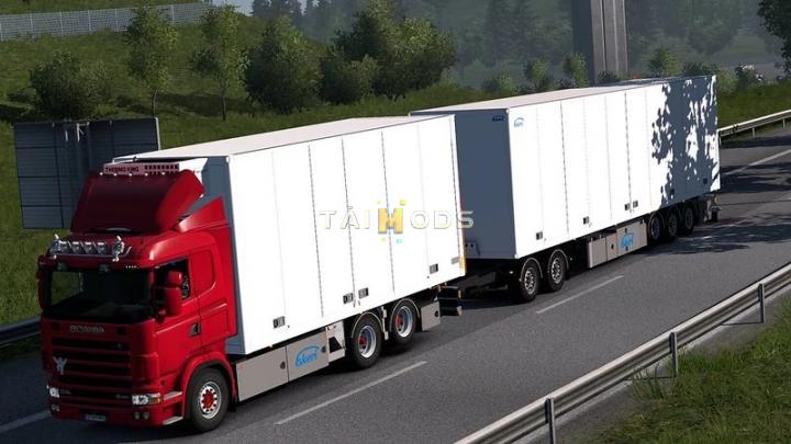 ETS2 - Tandem Addon for RJL Scania RS&R4 V2.5.4 (1.40.x)