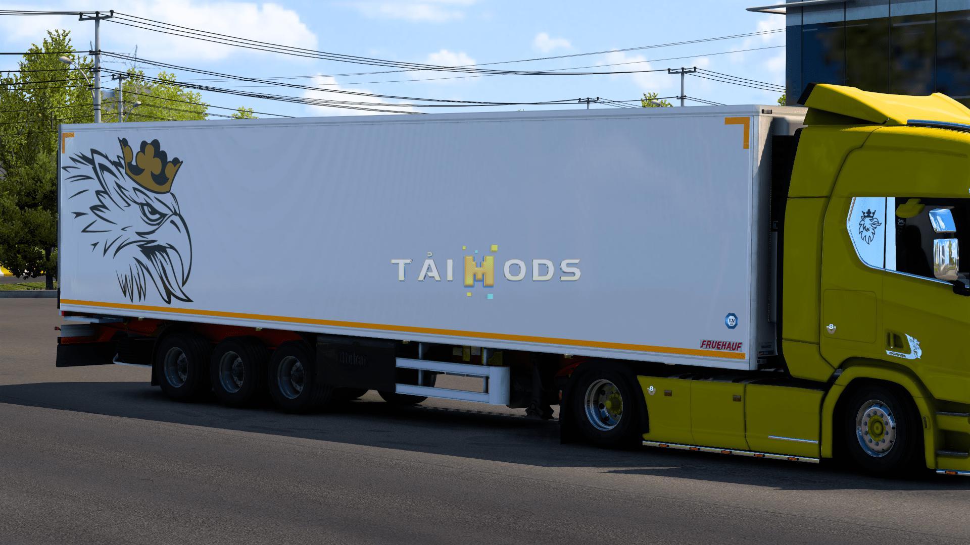 ETS2 - Fruehauf Iceliner Trailer with Scania Skin (1.40.x)