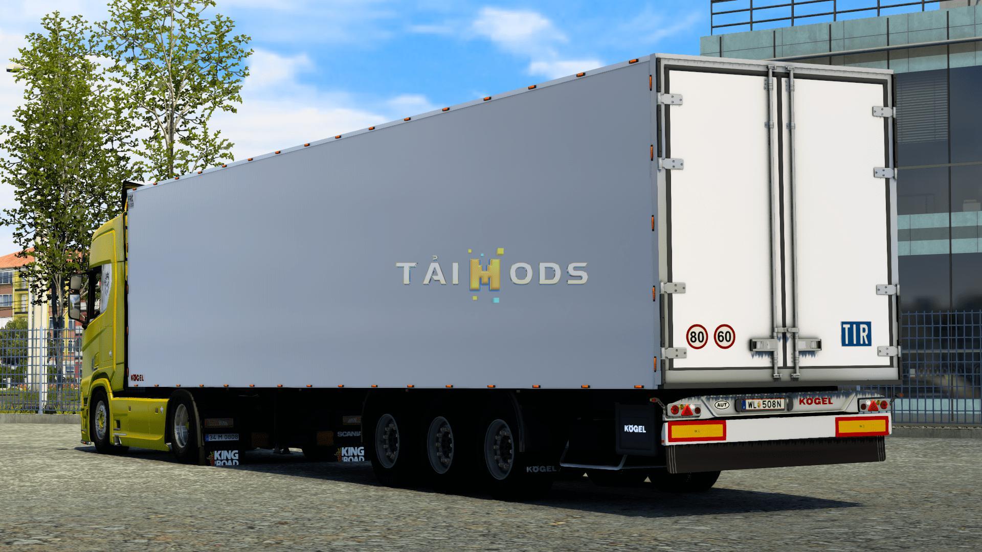 ETS2 - Custom Kogel Trailer V2.0 (1.40.x)