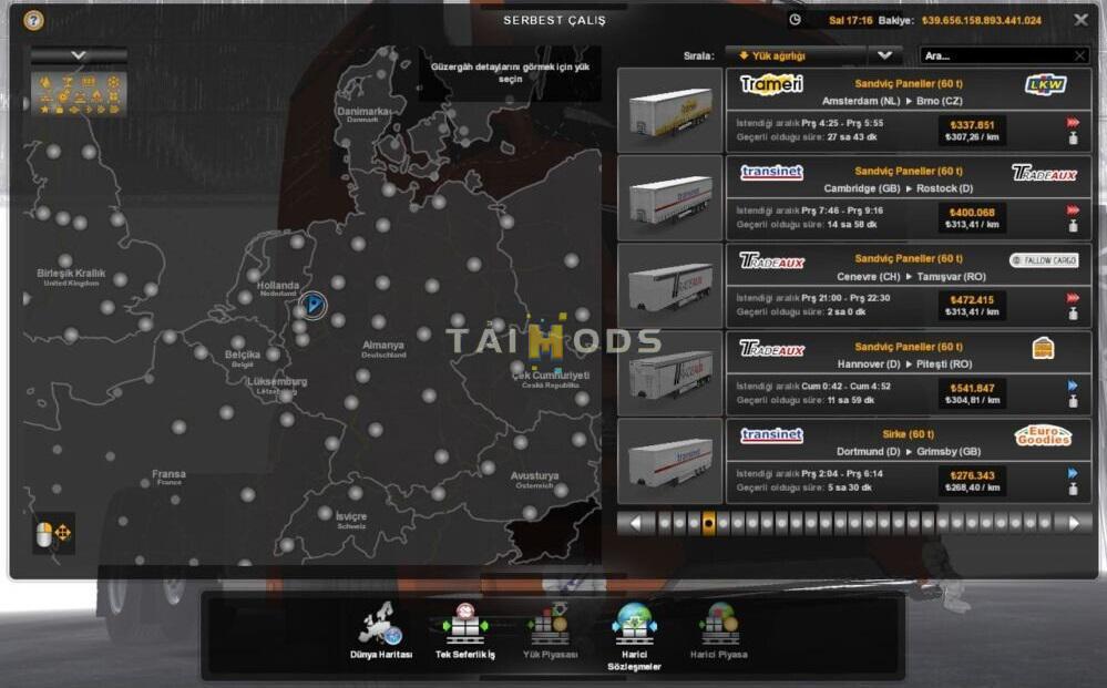 ETS2 - 60 Ton Mod TruckersMP - Singleplayer V1.0 (1.40.x)