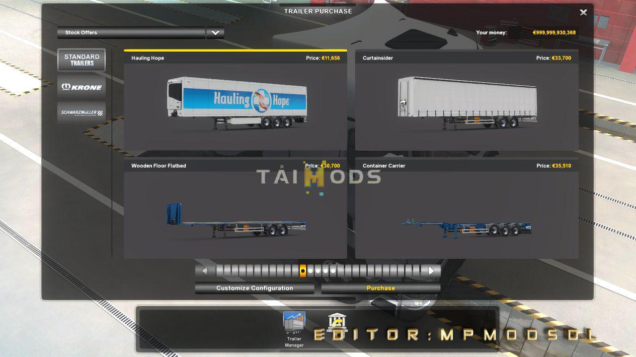 ETS2 - Personal Hauling Hope Trailer Mod V1.0 (1.39.x)