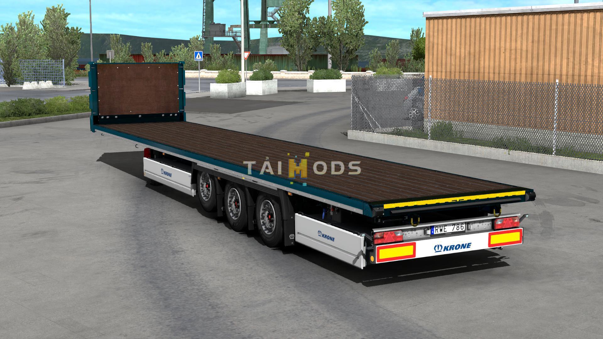 ETS2 - Krone Megaliner HD Flatbed Trailer (1.39.x)