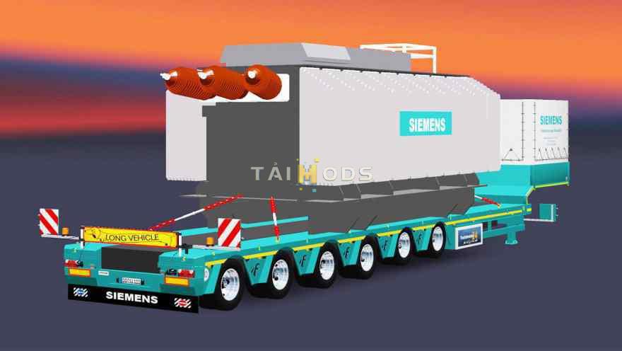 ETS2 - Siemens Heavy Duty Transformer Trailer (1.39.x)