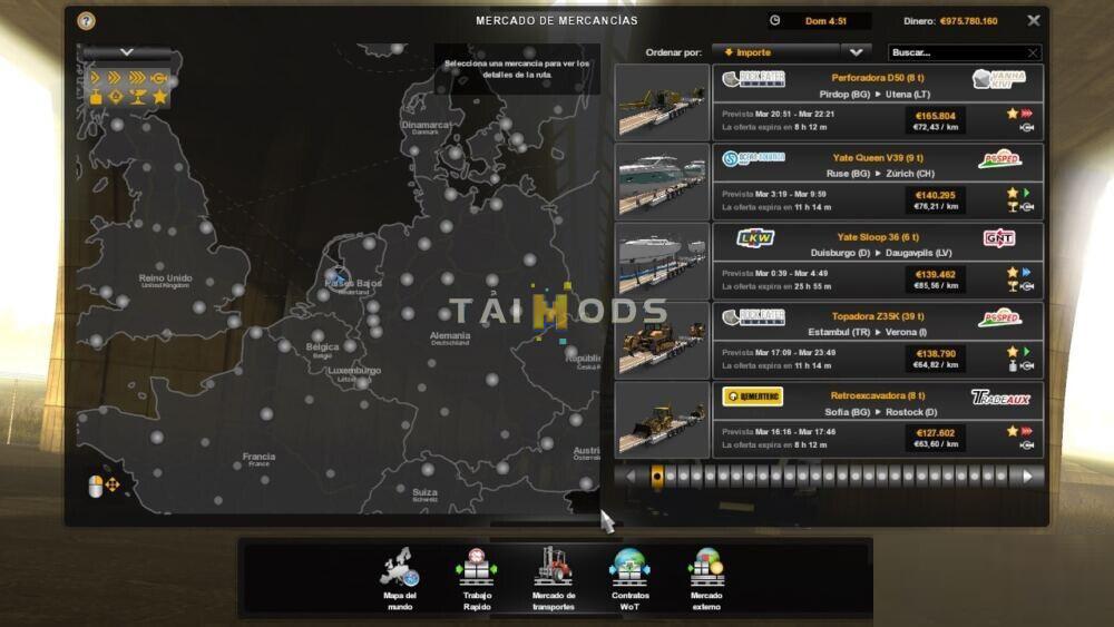 ETS2 - Lowbed and Lowloader Functional Load Works MP-SP V1.0 (1.39.x)
