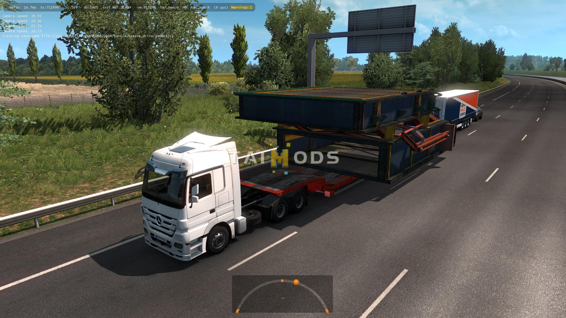 ETS2 - Oversized Trailers - Full Extreme in Traffic Mod (1.39.x)