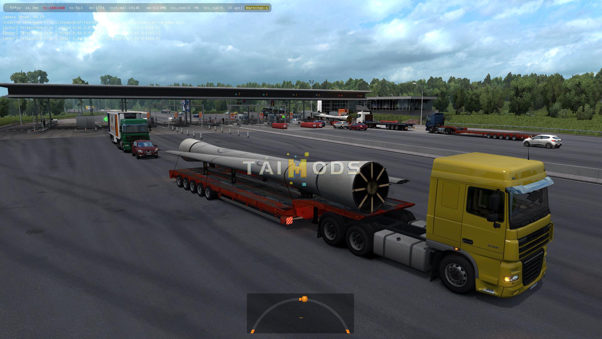 ETS2 - Oversized Trailers - Full Extreme in Traffic Mod (1.39.x)