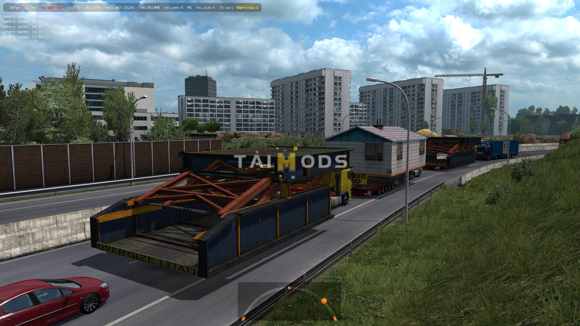 ETS2 - Oversized Trailers - Full Extreme in Traffic Mod (1.39.x)