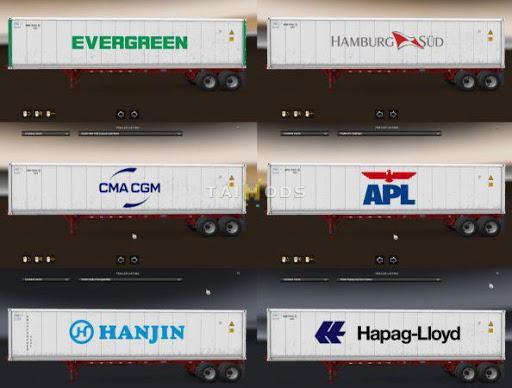 ETS2 - Reefer Container Cargo Pack V2.2 (1.38.x)