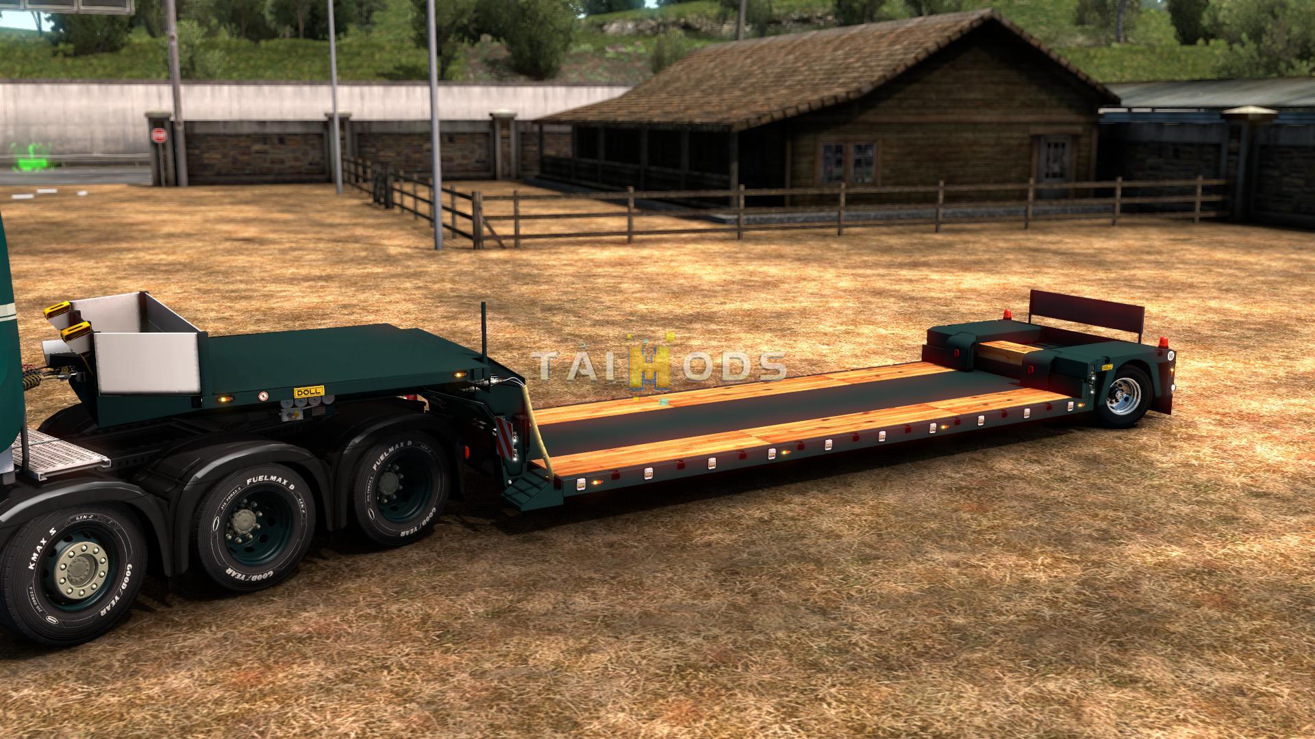 ETS2 - Doll Vario 1Axle Trailer V1.1 (1.38.x)