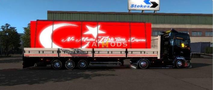 ETS2 - Platform Trailer Owned Pack V1.1 (1.38.x)