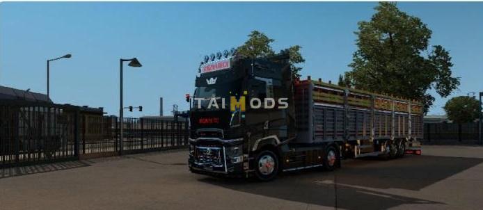 ETS2 - Platform Trailer Owned Pack V1.1 (1.38.x)