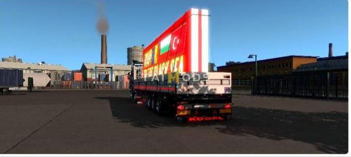 ETS2 - Platform Trailer Owned Pack V1.1 (1.38.x)