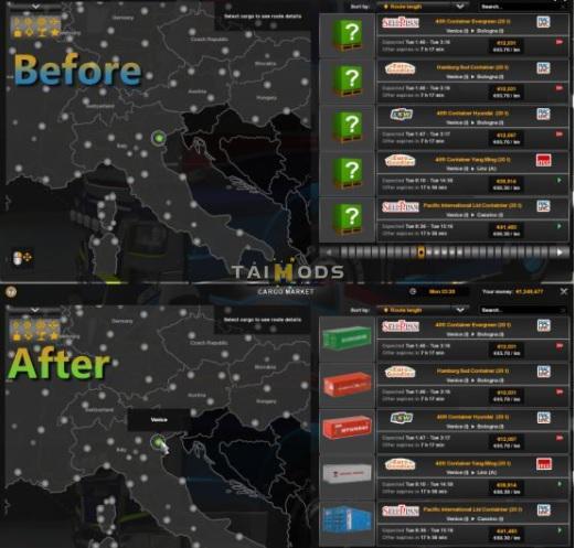 ETS2 - Cargo Market Icon Fix Shipping Container Cargo Pack V2.2 (1.38.x)