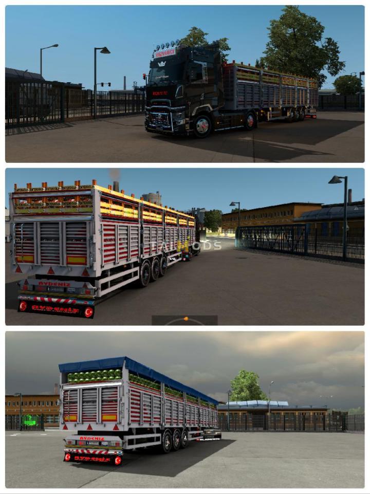 ETS2 - Platform Trailer Owned Pack (1.38.x)