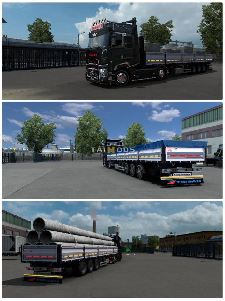 ETS2 - Platform Trailer Owned Pack (1.38.x)