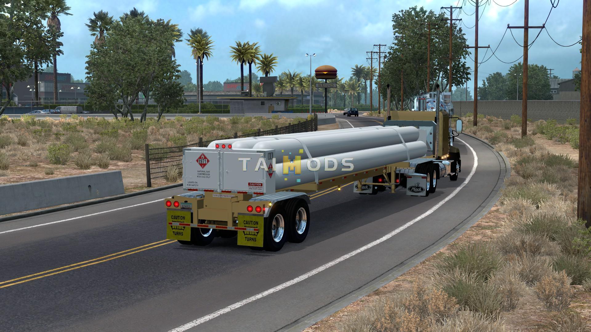 ETS2 - The Compressed Natural Gas (CNG) Trailer 1.38.x