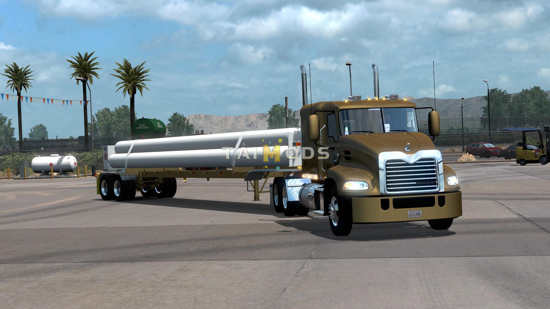 ETS2 - The Compressed Natural Gas (CNG) Trailer 1.38.x