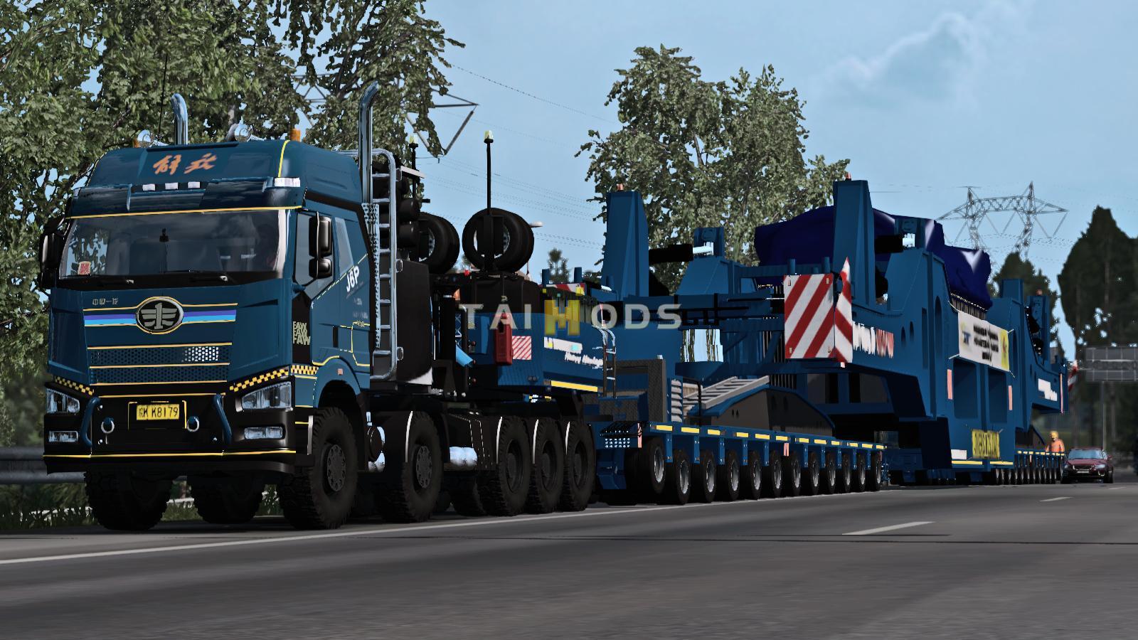 ETS2 - Mega Trafo Special And Regular Transport V2 (1.37.x)