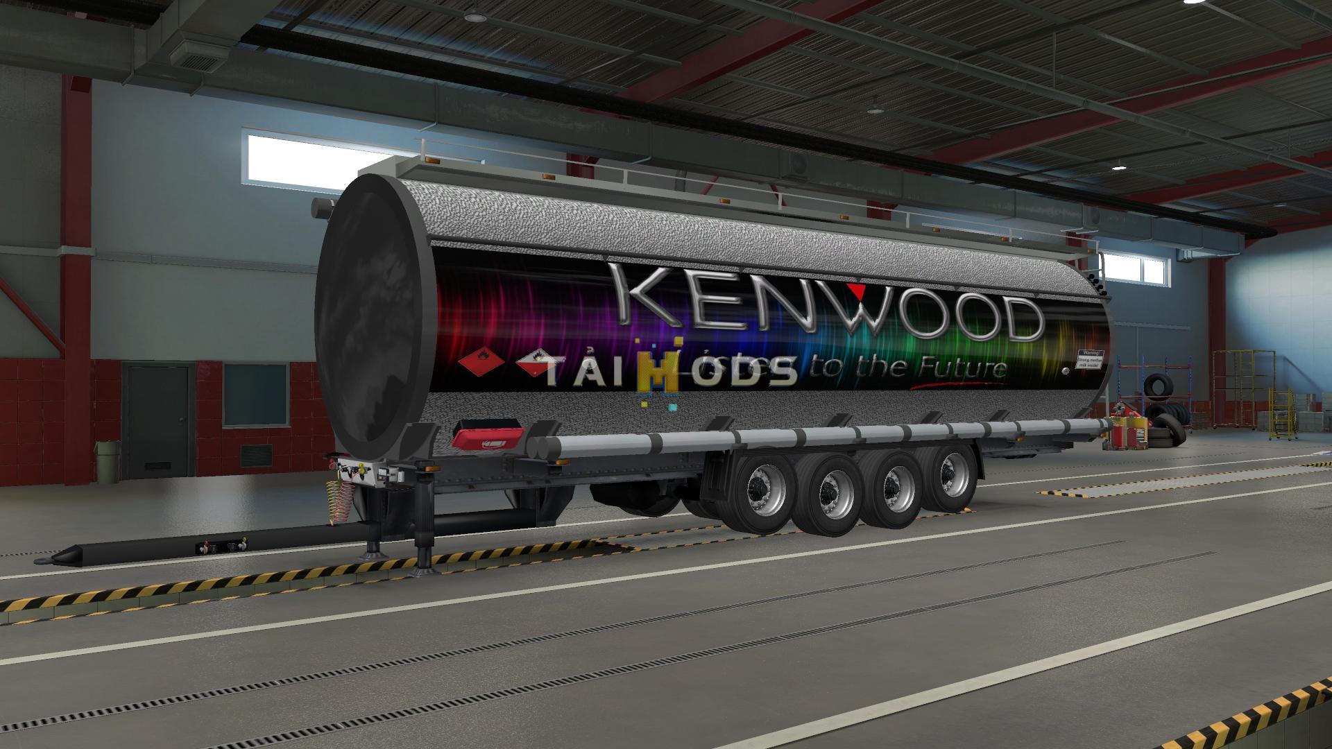 ETS2 - Kenwood BDF Tandem Skin Updated V1 (1.37.x)