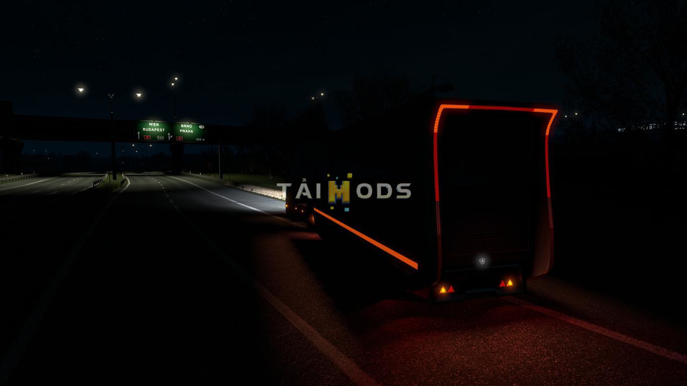 ETS2 - Mercedes-Benz AeroDynamic Trailer V1.1 (1.37.x)