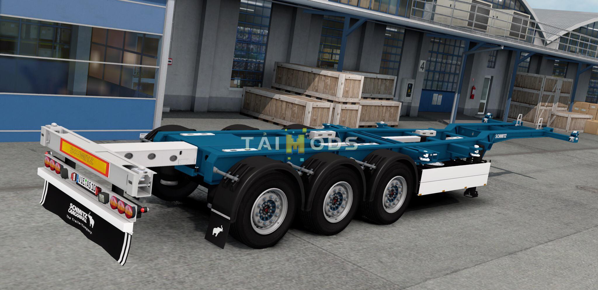 ETS2 - Schmitz Container Trailer SCF V1.0 (1.37.x)