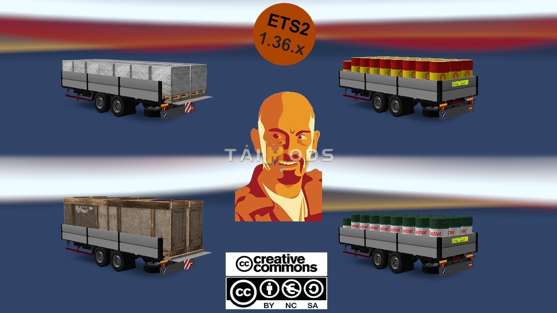 ETS2 - BDF Trailers for Scania Megamod (1.36.x)