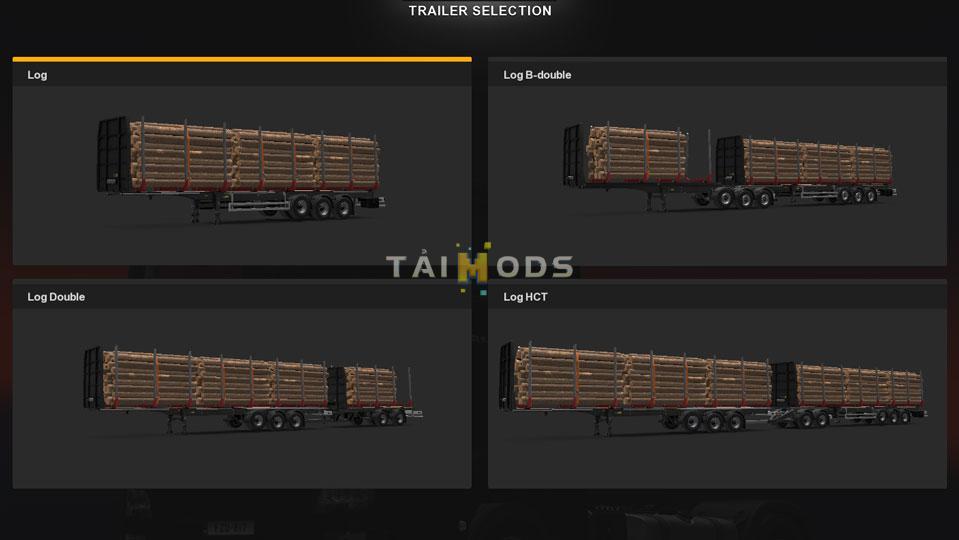 ETS2 - Freight Market Flatbed Doubles V1.0 (1.36.x)