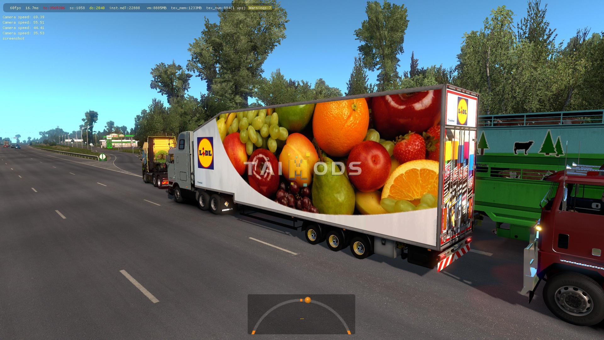 ETS2 - Krone Doubledeck Trailer in Traffic Mod (1.36.x)