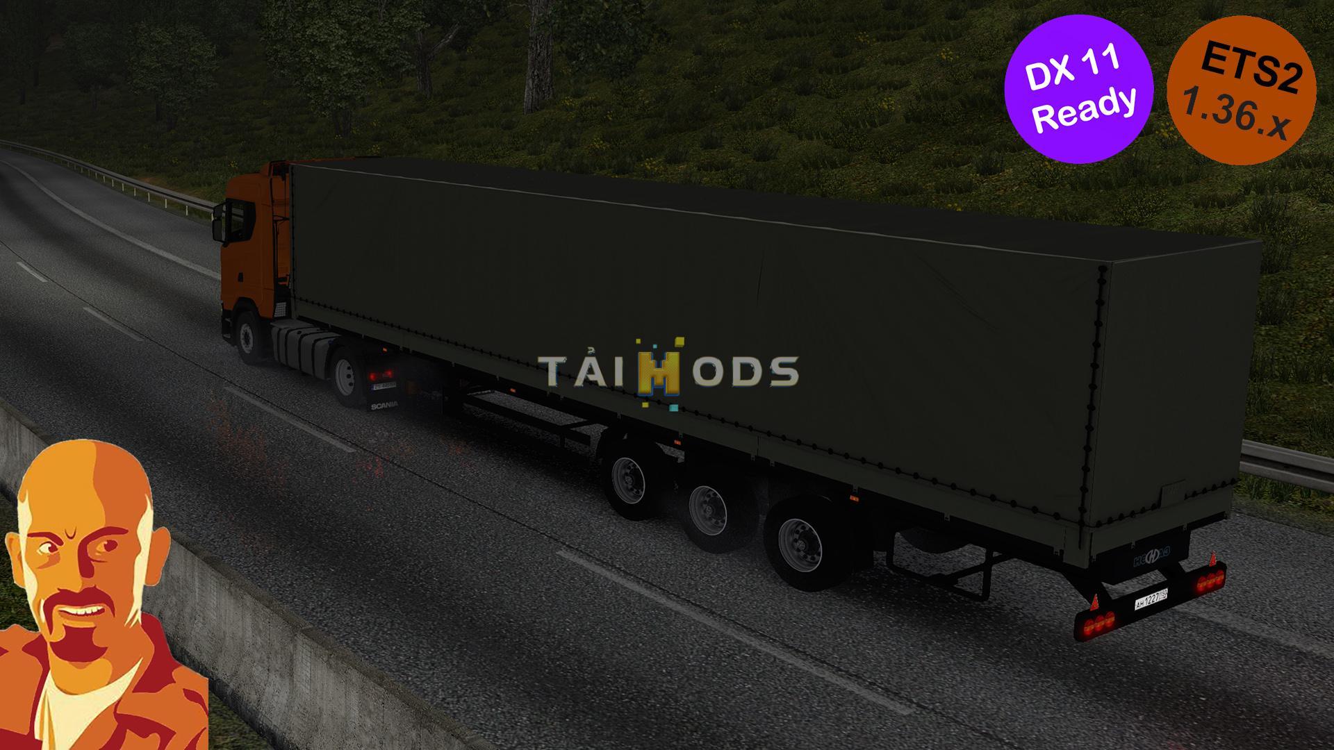 ETS2 - Nefaz 93341-10 Trailer Reworked (1.36.x)
