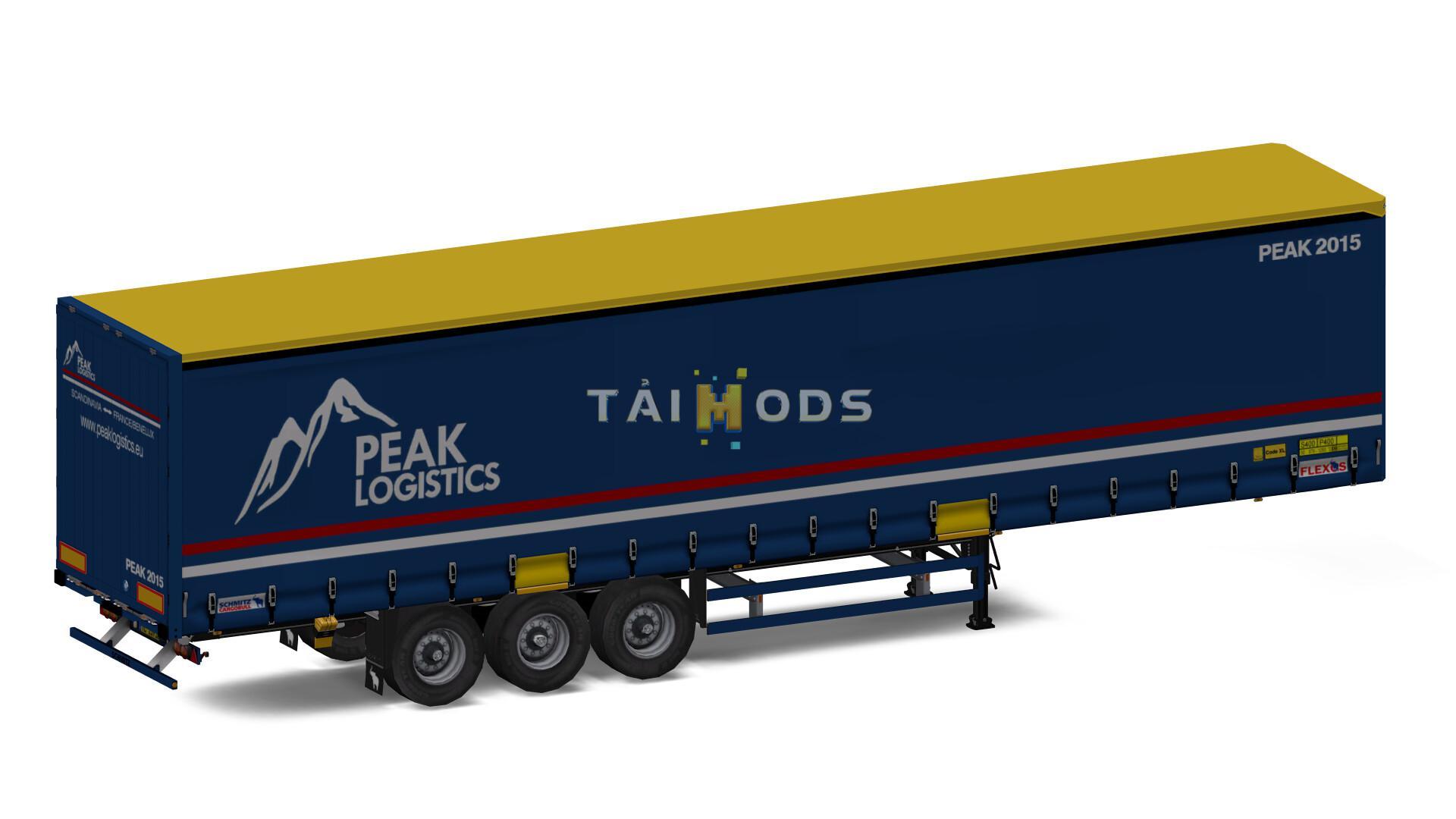 ETS2 - Schmitz Huckepack Curtain V2.0 (1.36.x)