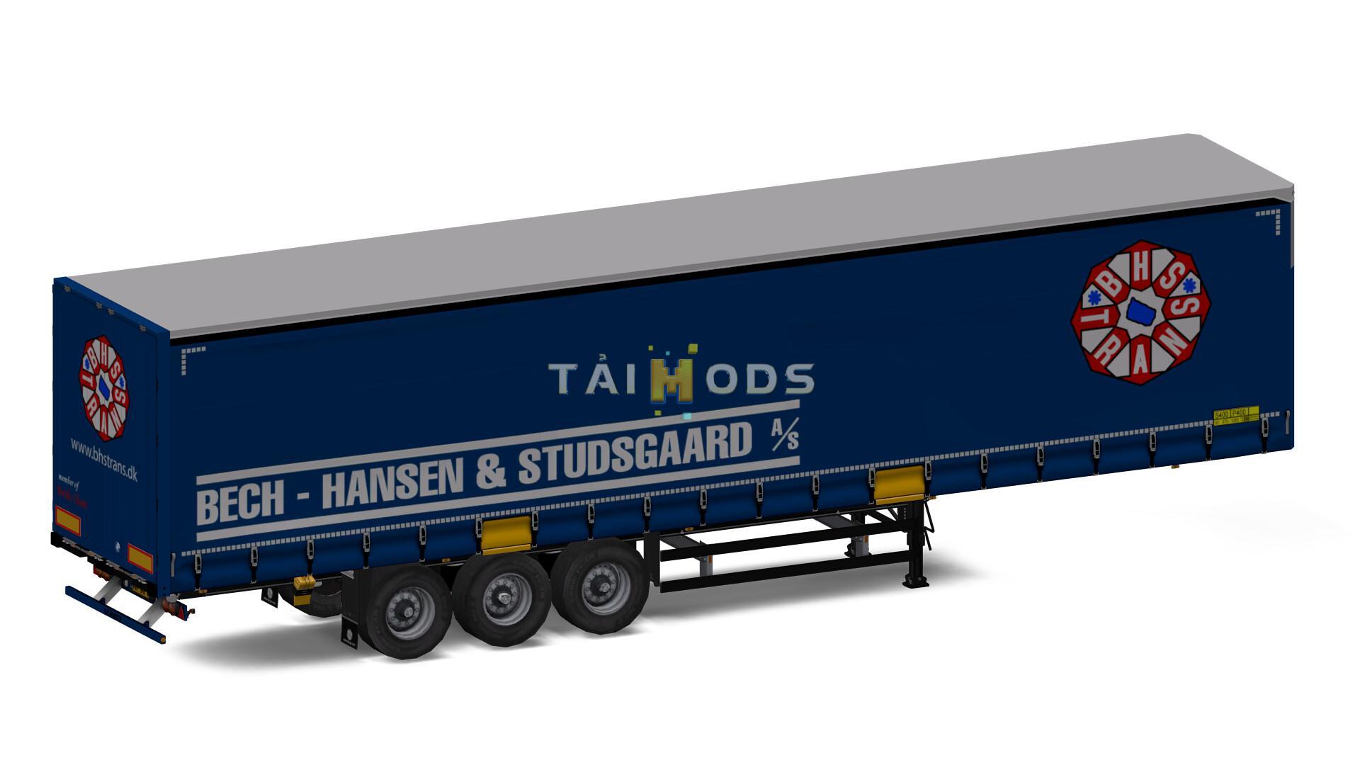 ETS2 - Schmitz Huckepack Curtain V2.0 (1.36.x)