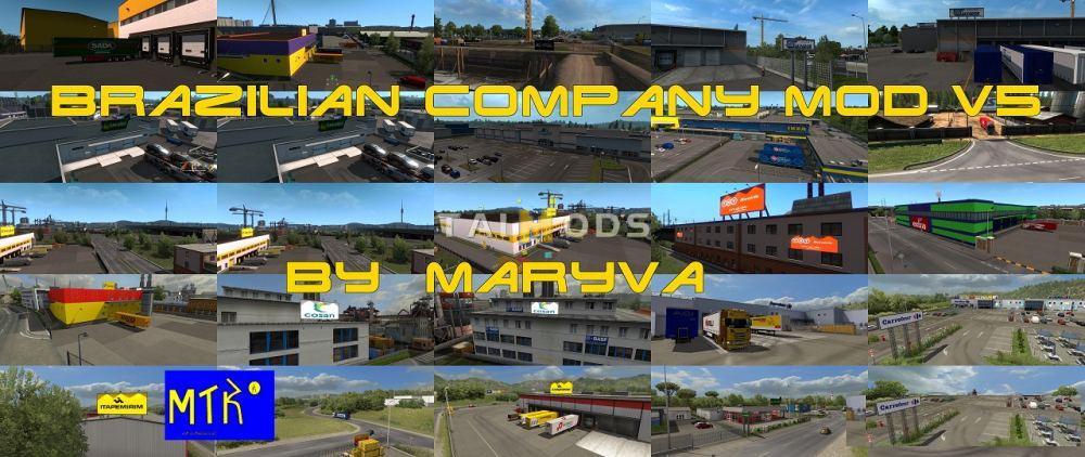 ETS2 - Brazilian Company Mod V5.0 (1.36.x)