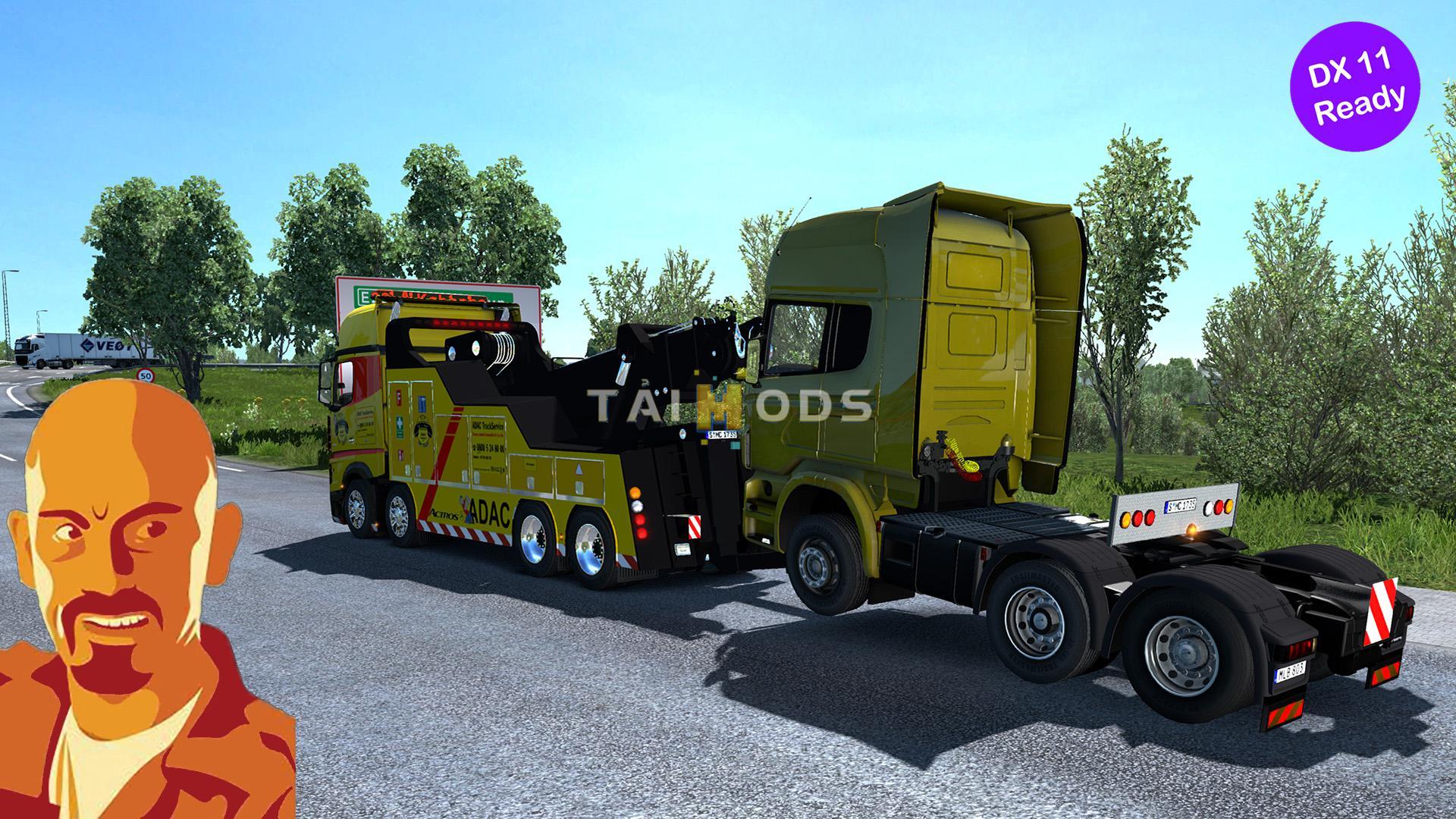 ETS2 - Loads Pack for Crane Trucks & DX11 (1.35.X)