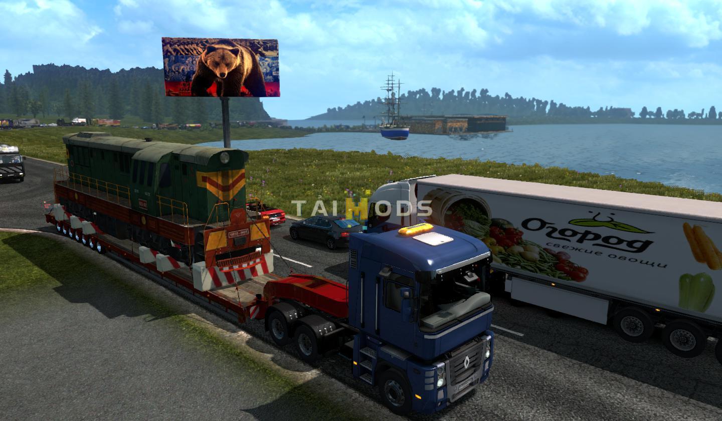 ETS2 - Oversized Cargo V4.0 - V4.1 (1.35.X)