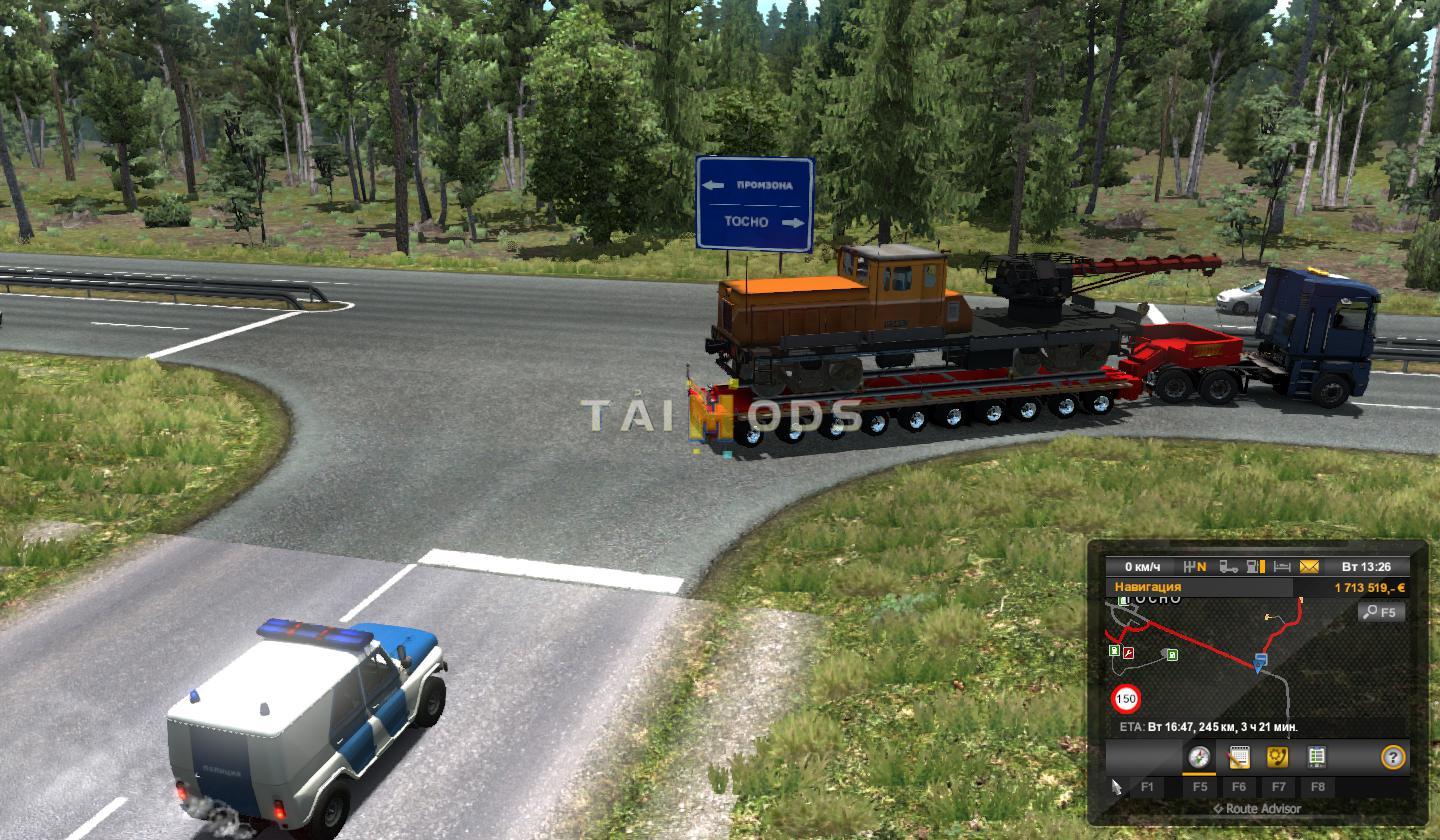 ETS2 - Oversized Cargo V4.0 - V4.1 (1.35.X)