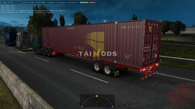 ETS2 - 53 FT Containers for Traffic Mod (1.35.X)