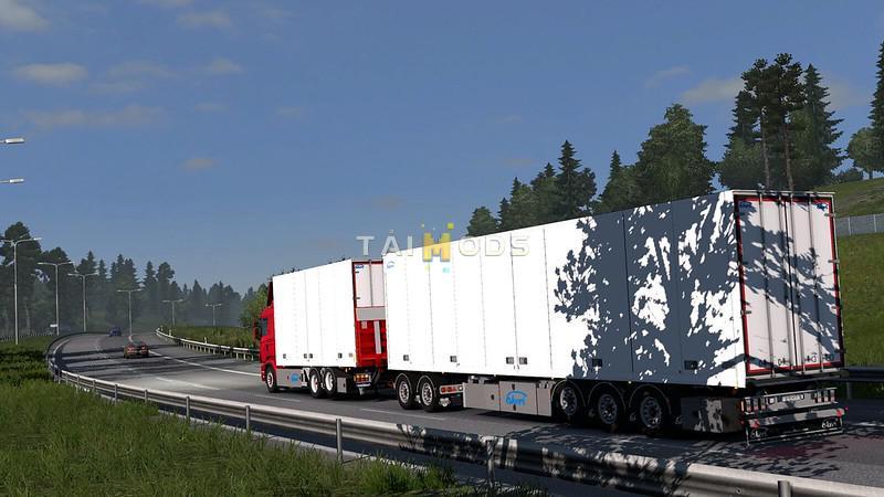 ETS2 - Ekeri Tandem Trailers Addon V2.2 (1.39.x)