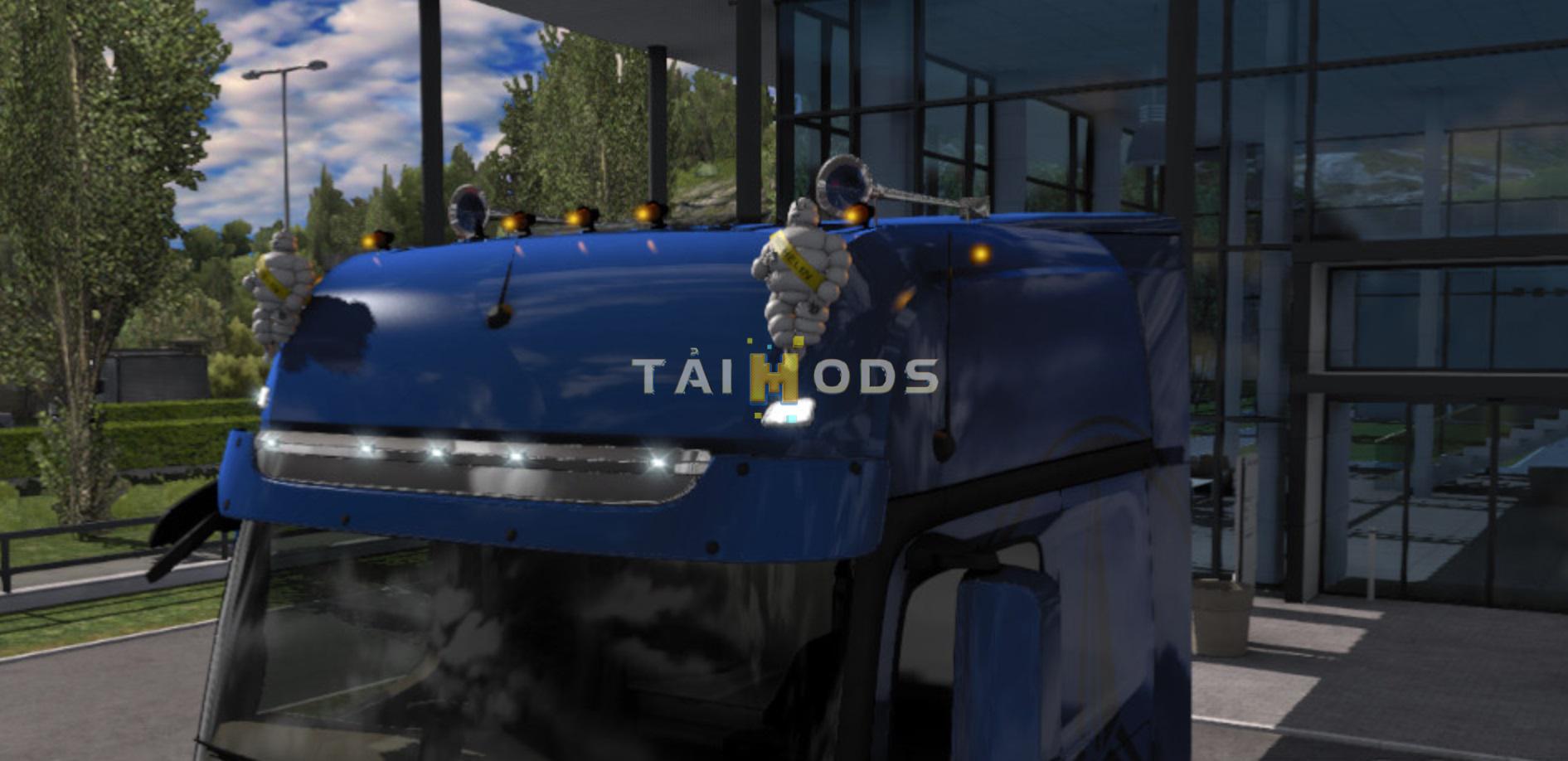 ETS2 - Mercedes MP4 Roof Slot V1.5 (1.38.x)